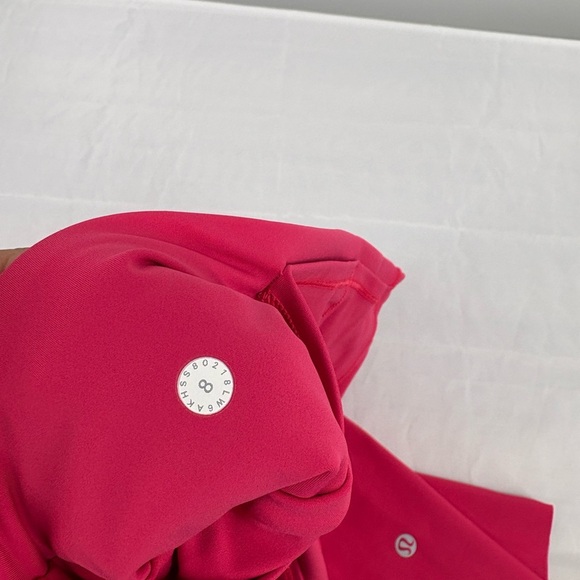 Lululemon Fast & Free Crop II *Nulux 19" Fuchsia Pink - Picture 10 of 11